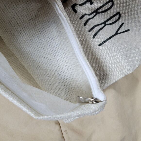 Christmas Pillow Covers Set of 4 17x17" Christmas Tree, Joy, Fa La La, Let it sn - Picture 4 of 4